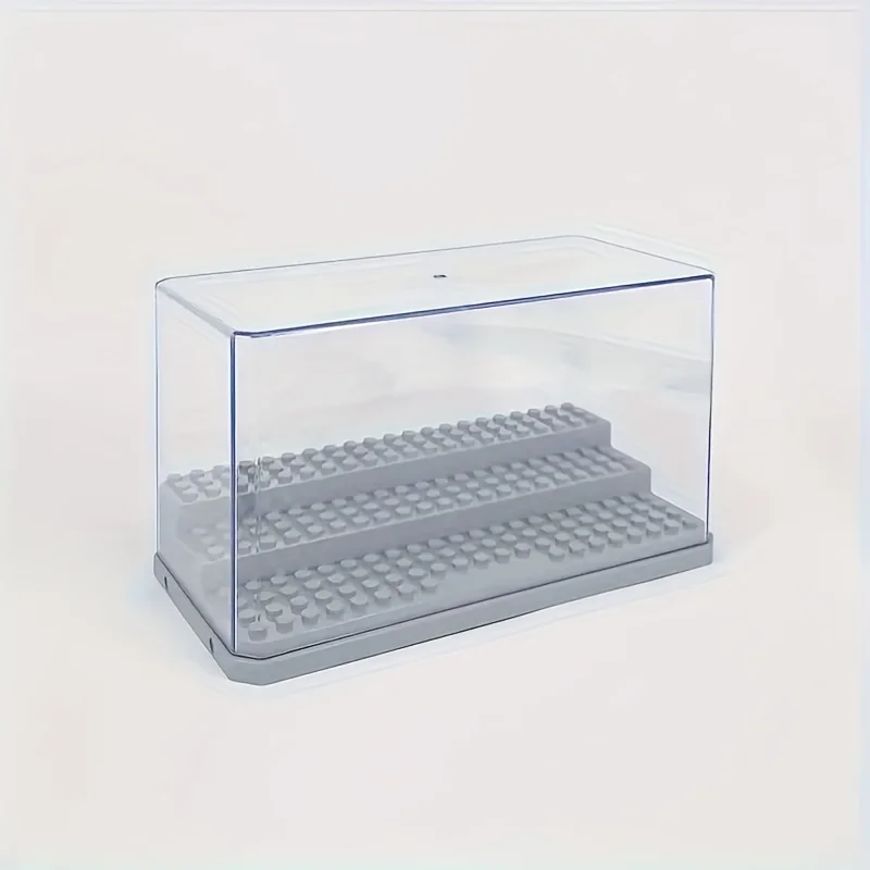 Grande capacidade de alta qualidade caixa de exibição transparente requintado colecionáveis lembranças modelos caixa de armazenamento presentes à prova de poeira