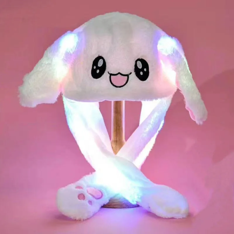 อะนิเมะ Labubu มอนสเตอร์หูค่าเฉลี่ยหมวกเรืองแสงน่ารักหูหมวก Plush คอสเพลย์ปาร์ตี้การ์ตูนตลกหมวกเด็กวันเกิดคริสต์มาส...