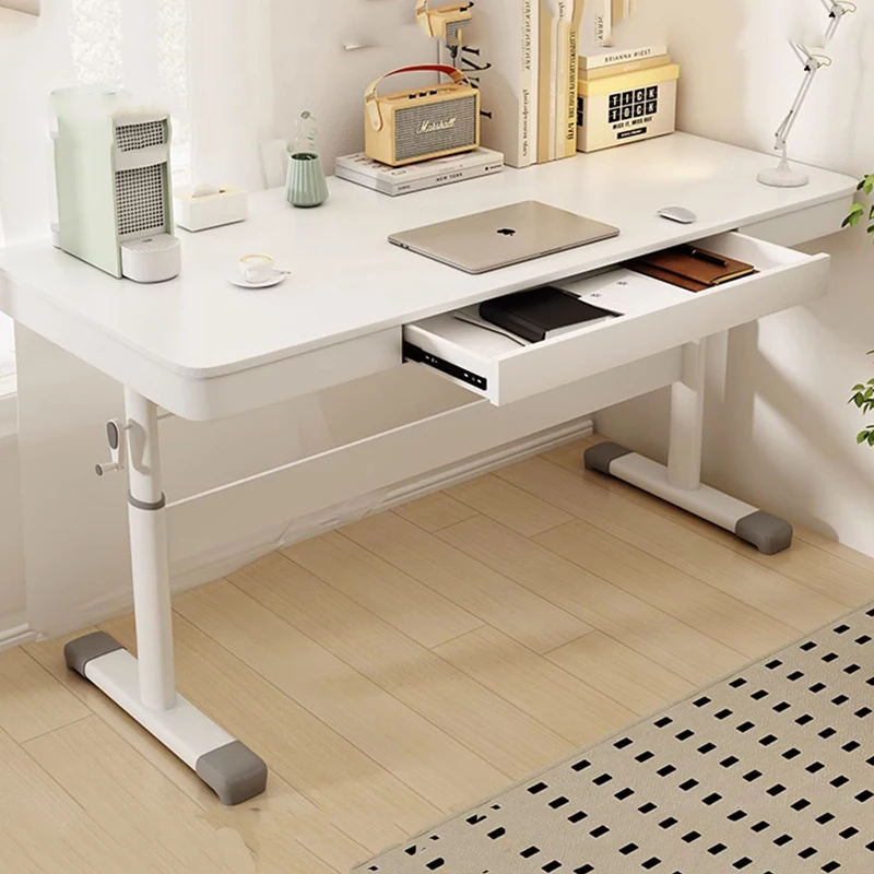 Lifting Student Office Desk Drawers Storage Standing Bedroom Floor Computer Desks European Vanity Mesa De Computador Furniture