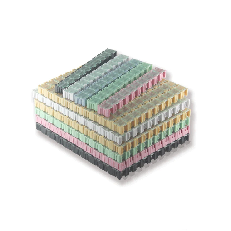 SMD SMART TECH IC Thành Phần Hộp Bảo Quản Hộp Đựng Trong Suốt Phần Patch Hộp Điện Trở Chip Ốp Lưng Nhựa Đa Năng Tổ Chức