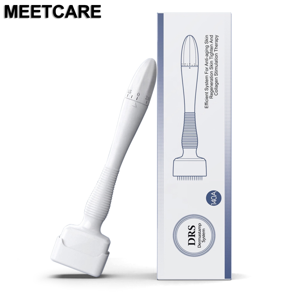 Derma Stamp Roller DRS140A Regulowana długość igły Microneedle Derma Rolling System do terapii przeciwstarzeniowej zmarszczek i wypadania włosów