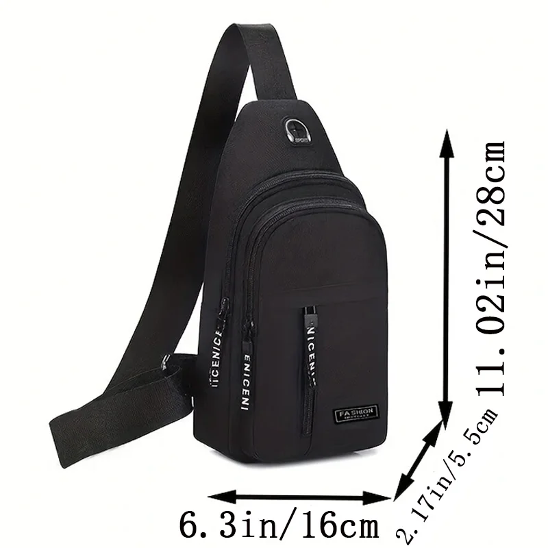 Bolso de un solo hombro o bandolera, moderno y versátil, adecuado para salidas diarias y viajes, material de nailon