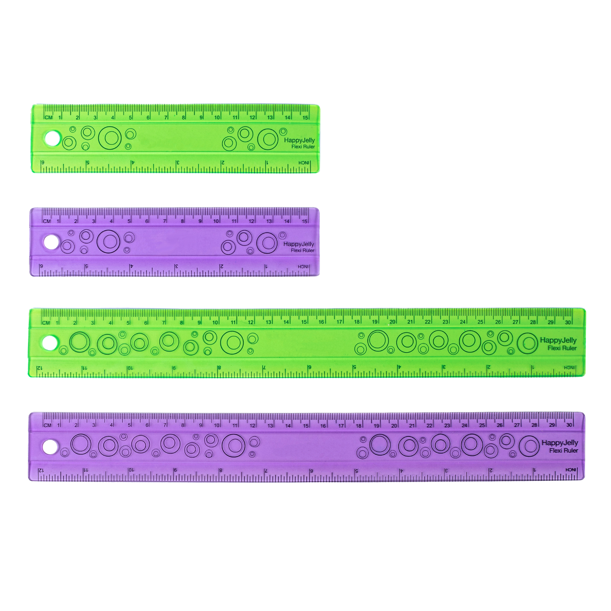 Soft Ruler 15cm/30cm Flexible Ruler Inch And Metric Creative Stationery Drawing Ruler School Office Stationery Supply