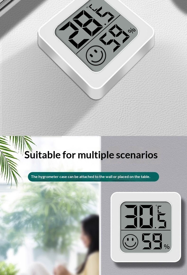 1/3pcsMini LCD Digital Thermometer Hygrometer Indoor Room Temperature Humidity Meter Sensor Gauge Weather Station Set
