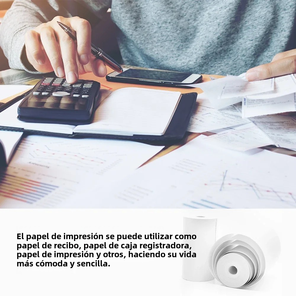 10 rollos de papel térmico de 57x25 MM, cámara blanca para niños, impresión instantánea, piezas de accesorios de repuesto de papel de impresión para cámara de niños