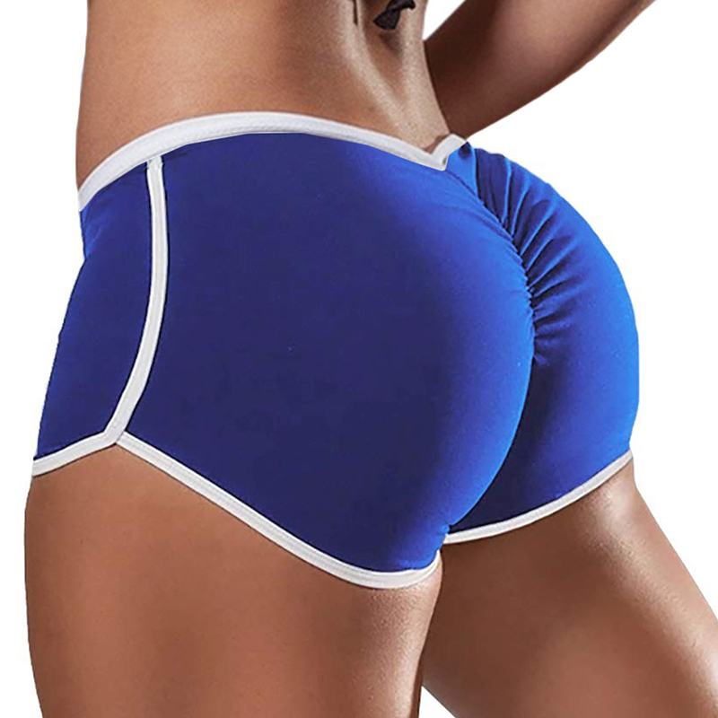 Pantalones cortos ajustados deportivos de verano para mujer, pantalones cortos informales para Yoga, pantalones cortos elásticos de cintura baja para gimnasio, pantalones cortos
