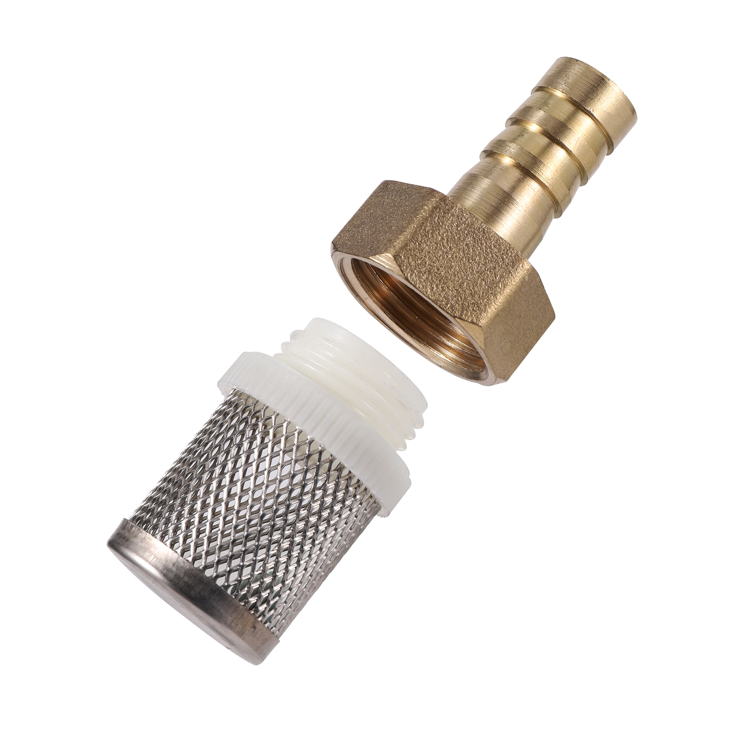 6-19Mm Thép Không Gỉ Dạng Lưới Lọc Tưới Vườn Bảo Vệ Máy Bơm Vòi Lọc Nước Vệ Sinh Lưới Đồng Lọc