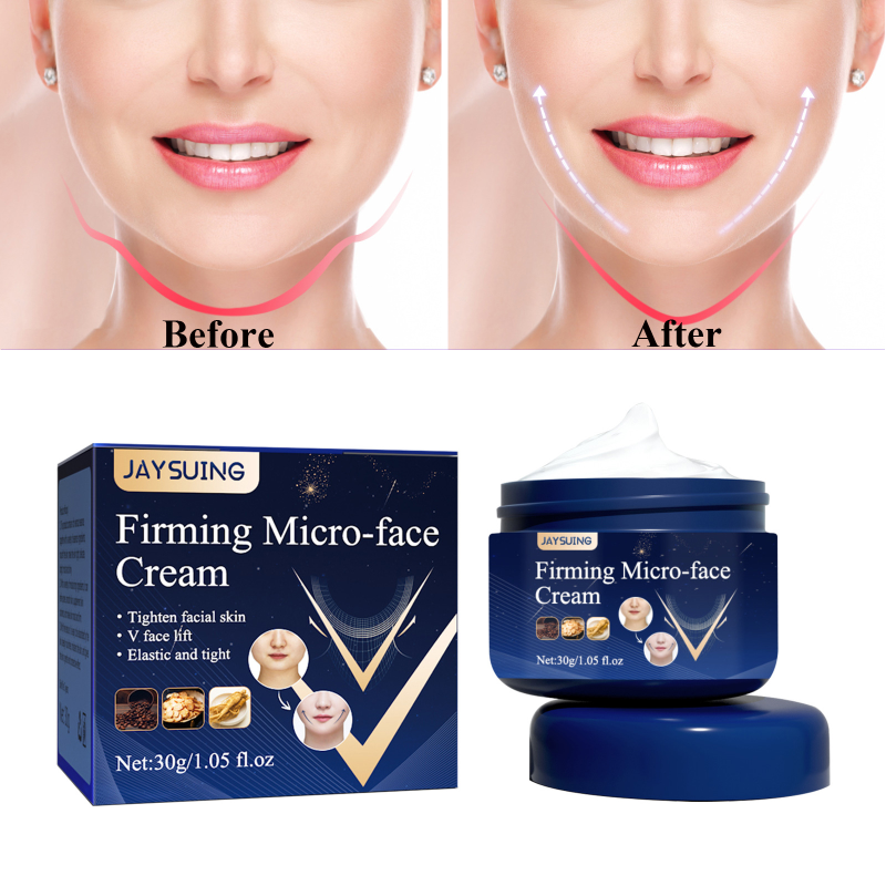 V-Shape Firming Face-Lift ครีมกระชับสัดส่วนกําจัด Masseter กล้ามเนื้อ Double Chin Face FAT Burning Anti-Aging ผลิตภัณฑ์ใหม่