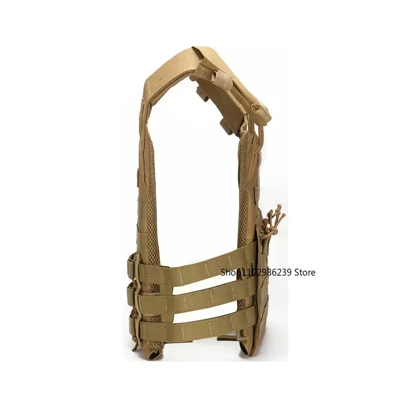 Men's Hunting Vest Adjustable Lightweight Breathable Airsoft Vest for Training Outdoor Activities MOLLE Combat Vests