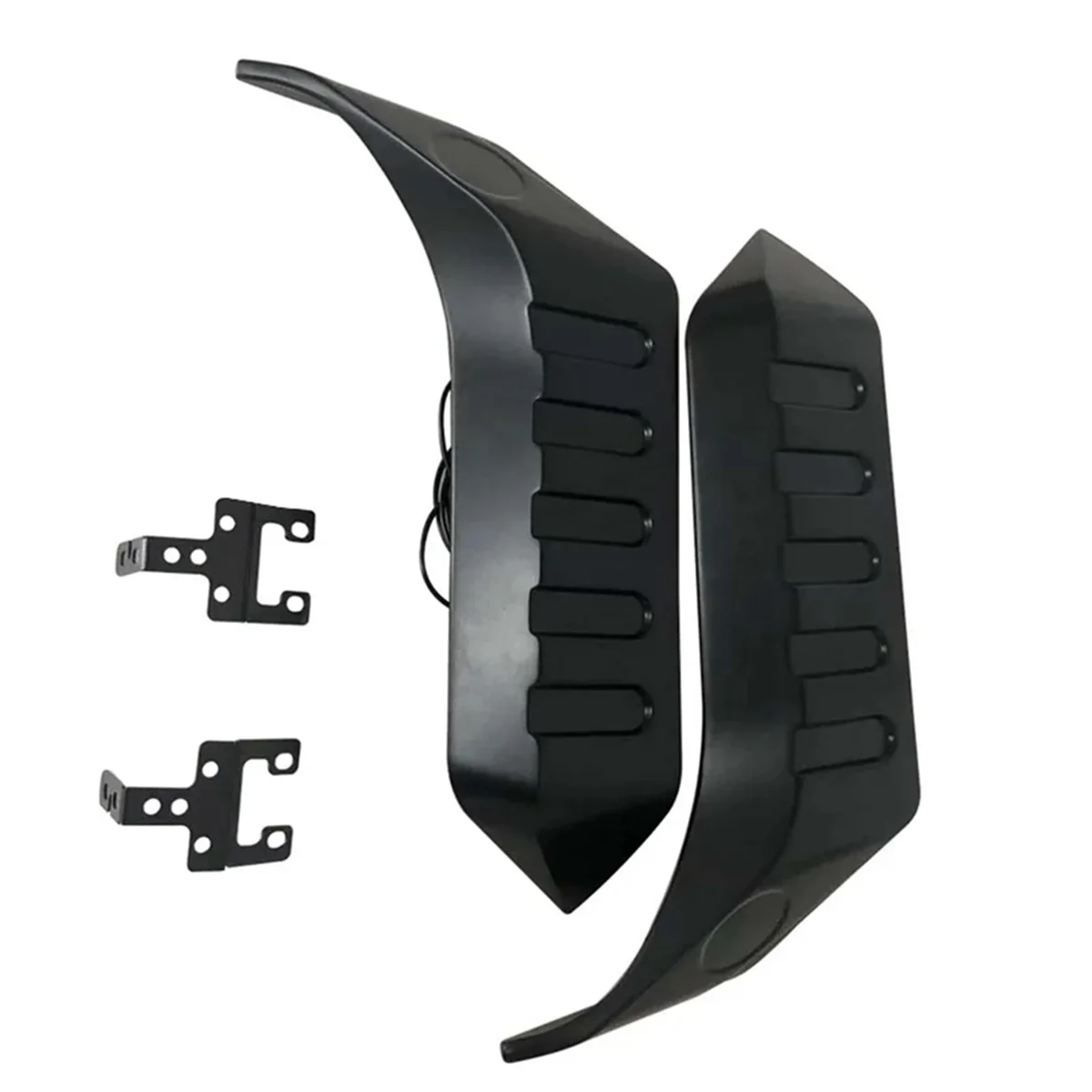 Untuk Jeep Wrangler Jk 2007-2023 lampu atap belakang, Spoiler lampu atap belakang Splitter Top Flange Tail Wing, US