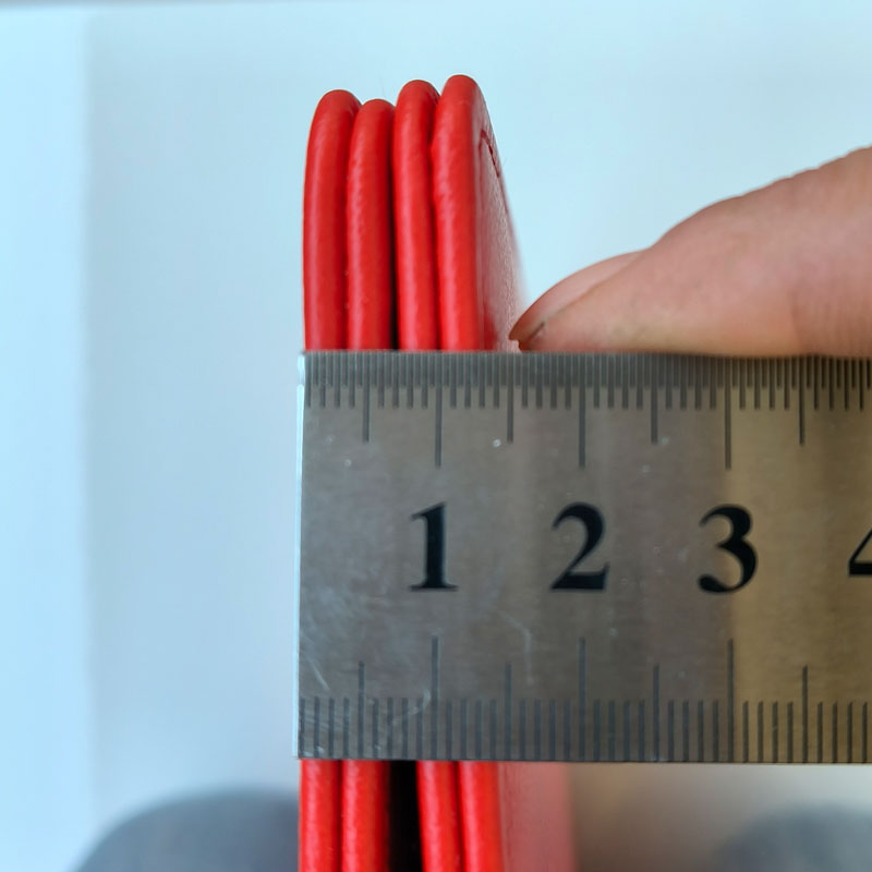 PU-Ledereinbandordner, 4 Ringe, groß, 30 mm, schwer, langlebig, gepolstert, A4, individuell handgefertigter Binder