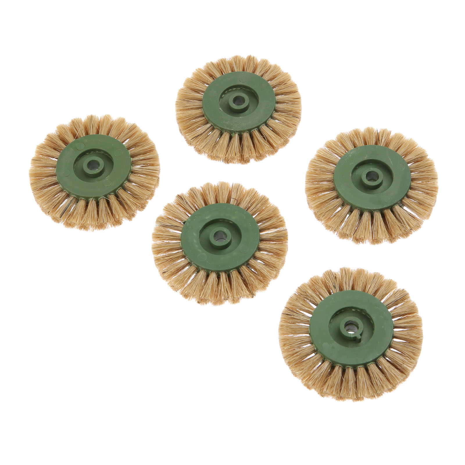 DRELD 5 uds accesorios Dremel cabezal de cepillo de molienda de 70mm rueda abrasiva ruedas de pulido amarillo para herramienta rotativa Dremel