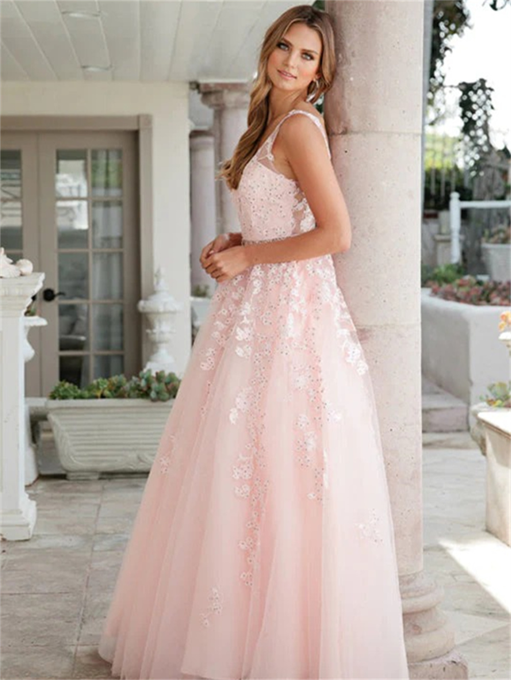 เซ็กซี่VคอA-Lineชุดราตรี 2025 คลาสสิกลูกไม้TulleชุดราตรีCharmingแขนกุดที่กําหนดเองชุดVestidos De Novia