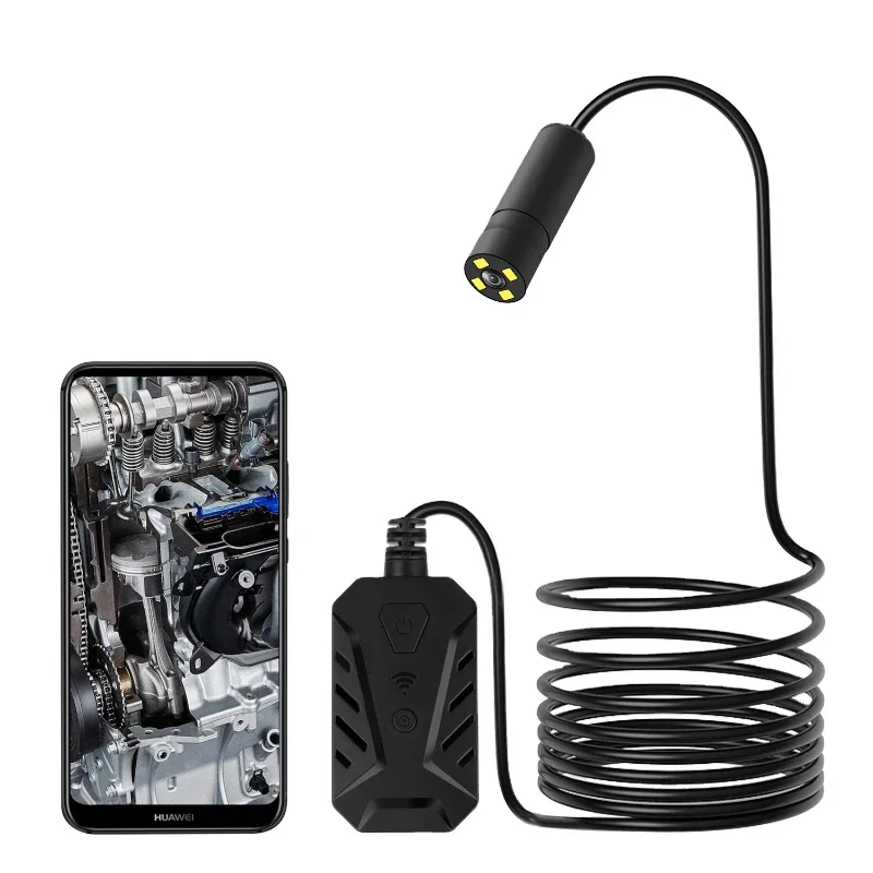 Lensa fokus otomatis F230 WIFI 5MP 1080P 14mm baru dengan kamera deteksi nirkabel kustom panjang kawat keras 4LED