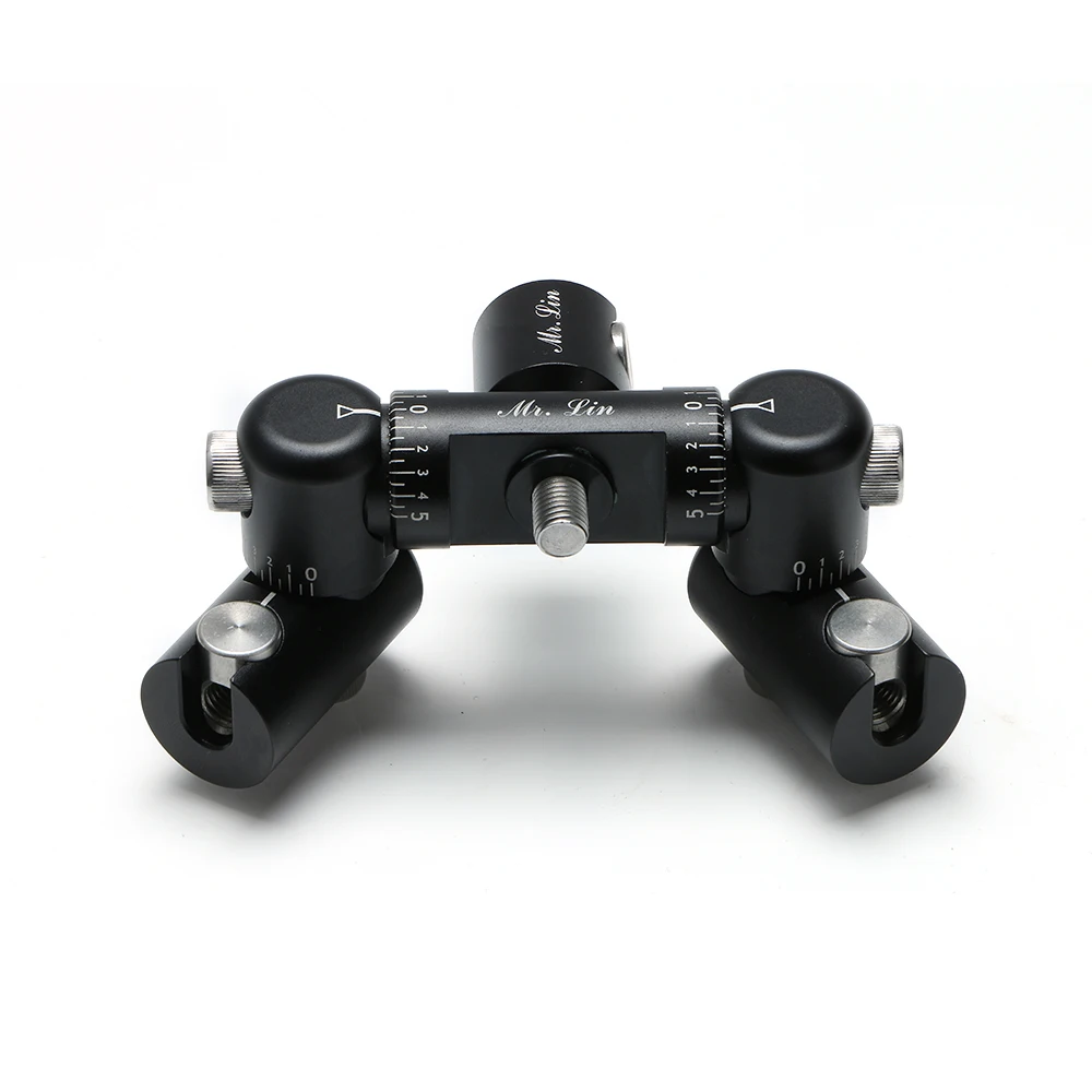 Archery V Bar for Balance Rod Stabilizer 0/5/10 Angle Adjustable Tactical Shock Absorber Damper for Compound Bow