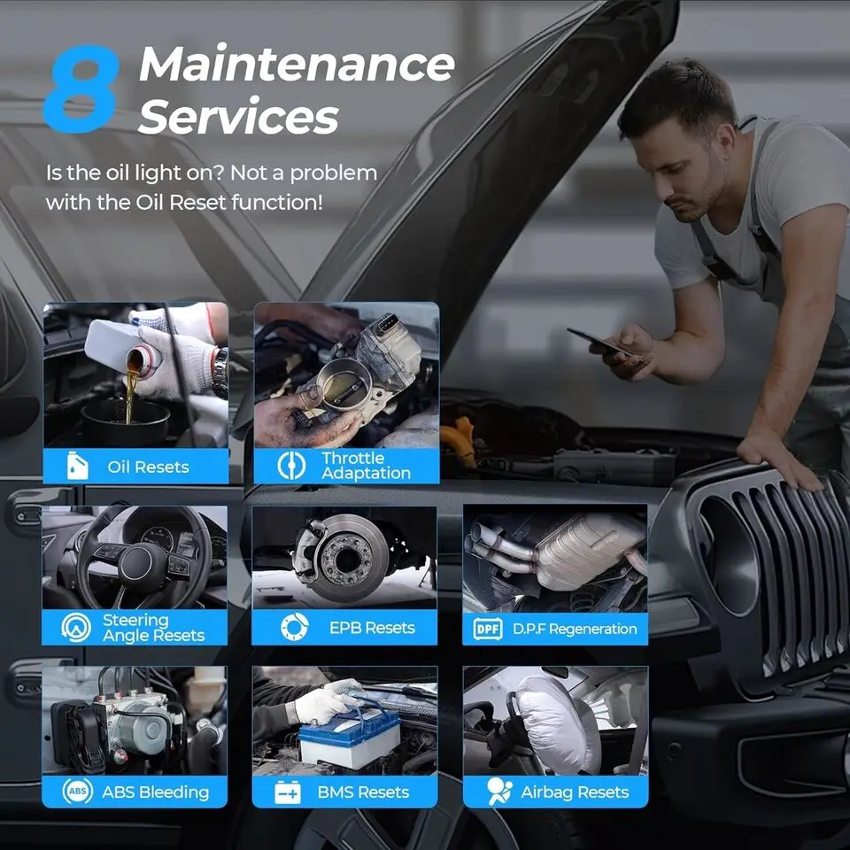 TOPDON TopScan Lite escáner herramienta de diagnóstico inteligente guía de reparación DTC Bluetooth OBD2 lector de código sistema completo prueba activa