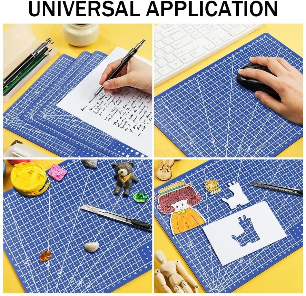 PVC Cutting Mat Single Side Patchwork Cut Pad for Workbench Patchwork Sewing Manual DIY Knife Engraving Leather Cutting Board