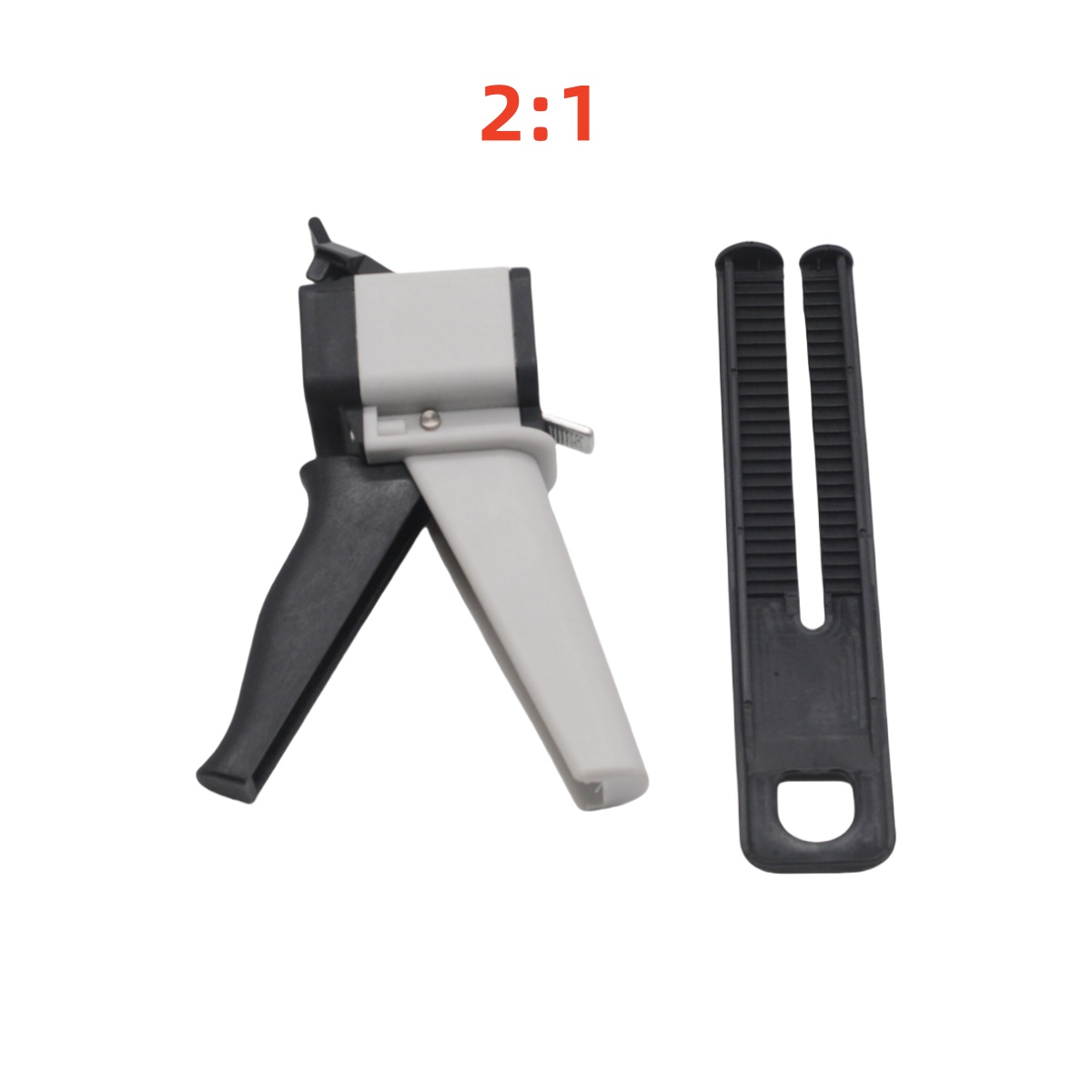 Pistola dispensadora de mistura de impressão dentária, pistola dispensadora universal 1:1/1:2 pistola dispensadora de borracha de silicone 10:1, ferramentas para dentista, 1 peça