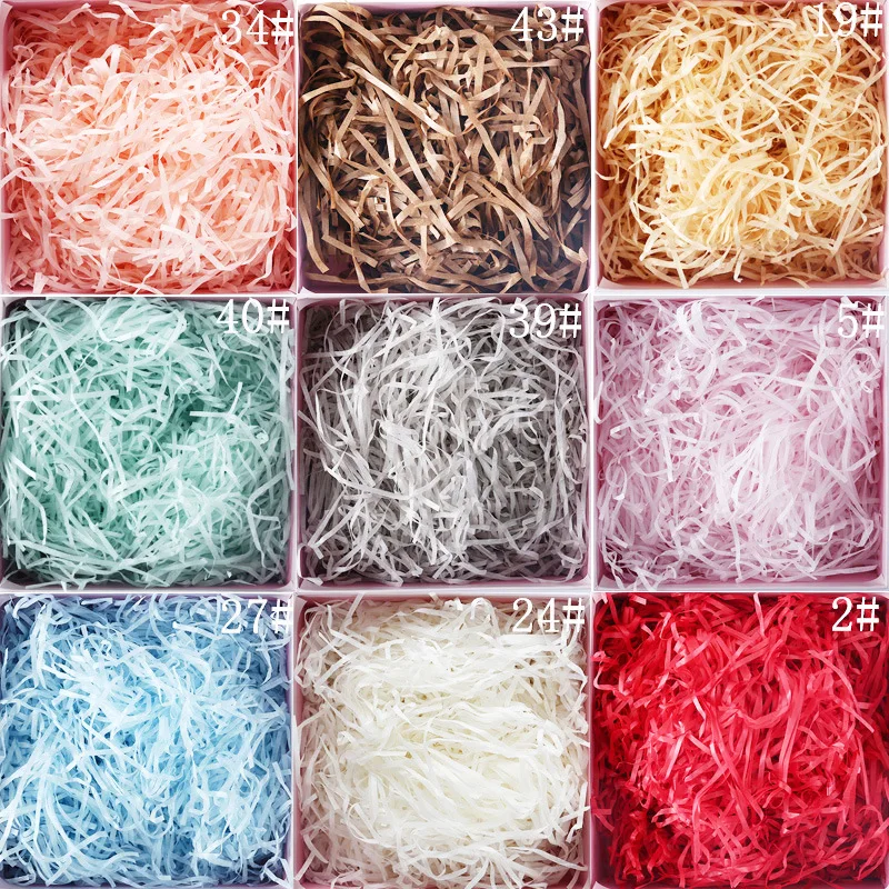 20/50 Gam/túi Nhiều Màu Sắc Chai Sần Raffia Kìm Tách Bộ Confetti Kẹo Hộp Quà Tặng Làm Đầy Chất Liệu Tiệc Lễ Hội Hôn Nhân Trang Trí Nhà Cửa