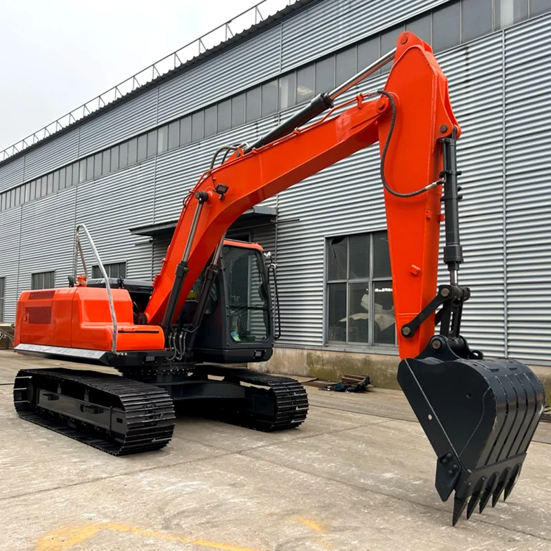Customized Digging Trenches Small Digger 16 Ton Crawler Towable Gasoline Micro Earth Moving Machinery Mini Excavator