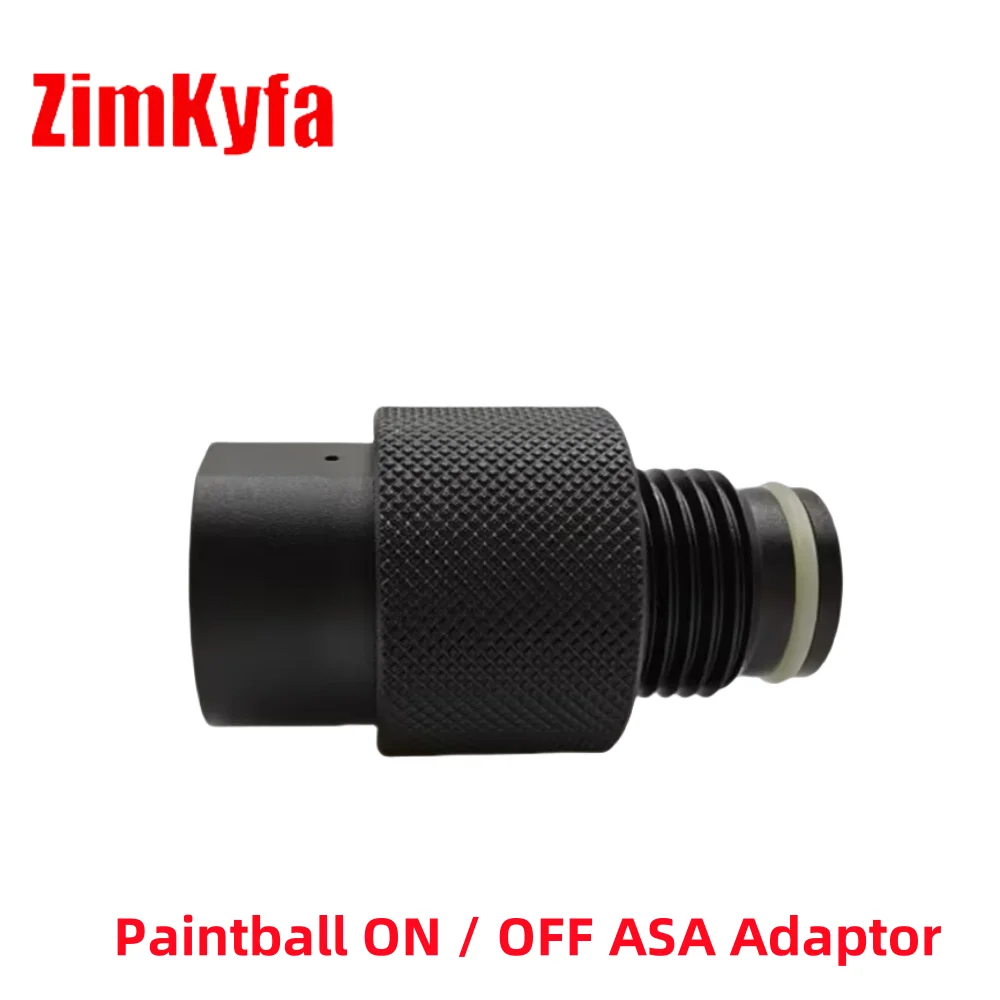 HPA Tank Regulator Valve ON/OFF ASA Adaptor G1/2-14 Thread Saver,CO2/Compressed Air Pin Valve Depressor Adapter For Air Tool