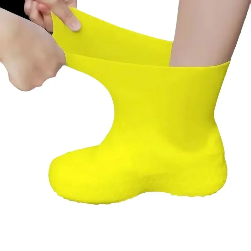 Prácticas cubiertas impermeables y ligeras para zapatos, cubiertas gruesas y resistentes al desgaste, a prueba de lluvia, venta al por mayor