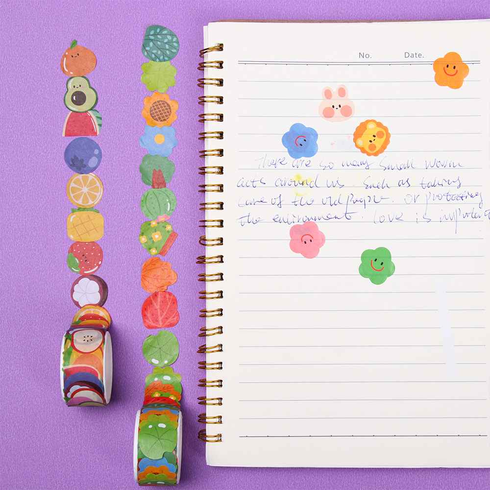 100 шт./упаковка, декоративные наклейки для блокнота