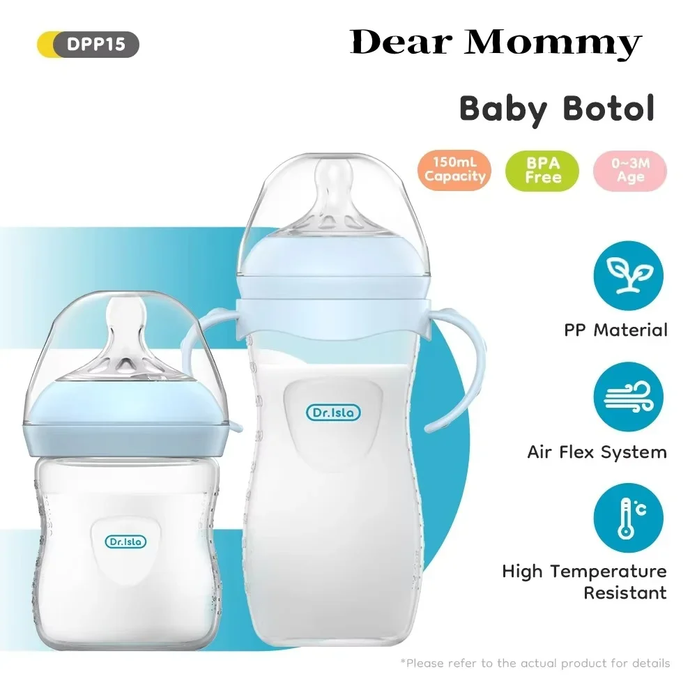 150/240/330ML Baby PP Flasche Neugeborenen Baby Flasche mit Griff Milch FlascheFütterung Baby Flaschen Neugeborenen Fütterung liefert BPA-Frei