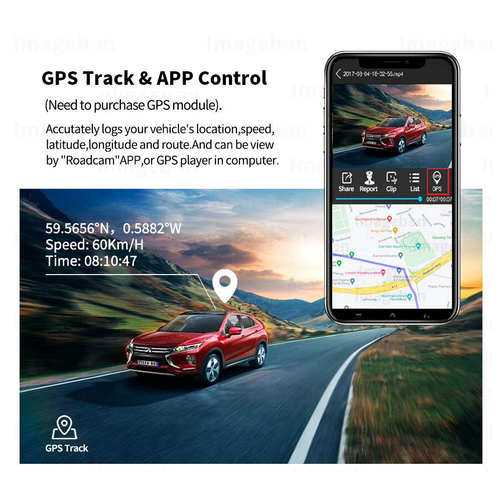 Imagebon 10.26 "sem fio carplay & android auto traço cam adas 4k dvr bluetooth áudio aux navegação gps painel gravador de vídeo
