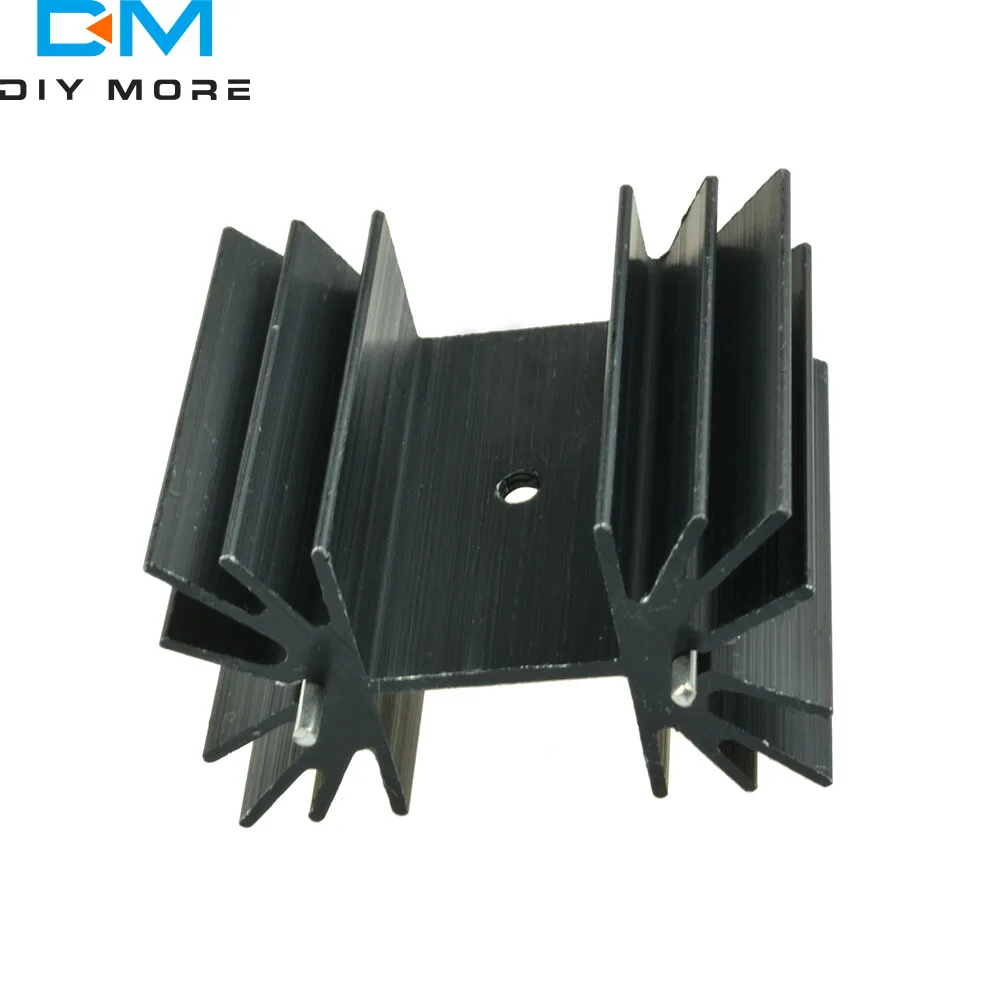 Raffreddamento del dissipatore di calore in alluminio IC da 1 pz 35x42x25,4 mm per transistor del modulo