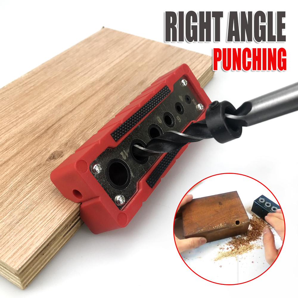 Multifunctional Hole Puncher 2-12/3-13 มม.เจาะท่องเที่ยว Locator เหมาะสําหรับรอบ Rod และเครื่องบินมุมขวาเจาะหลุม