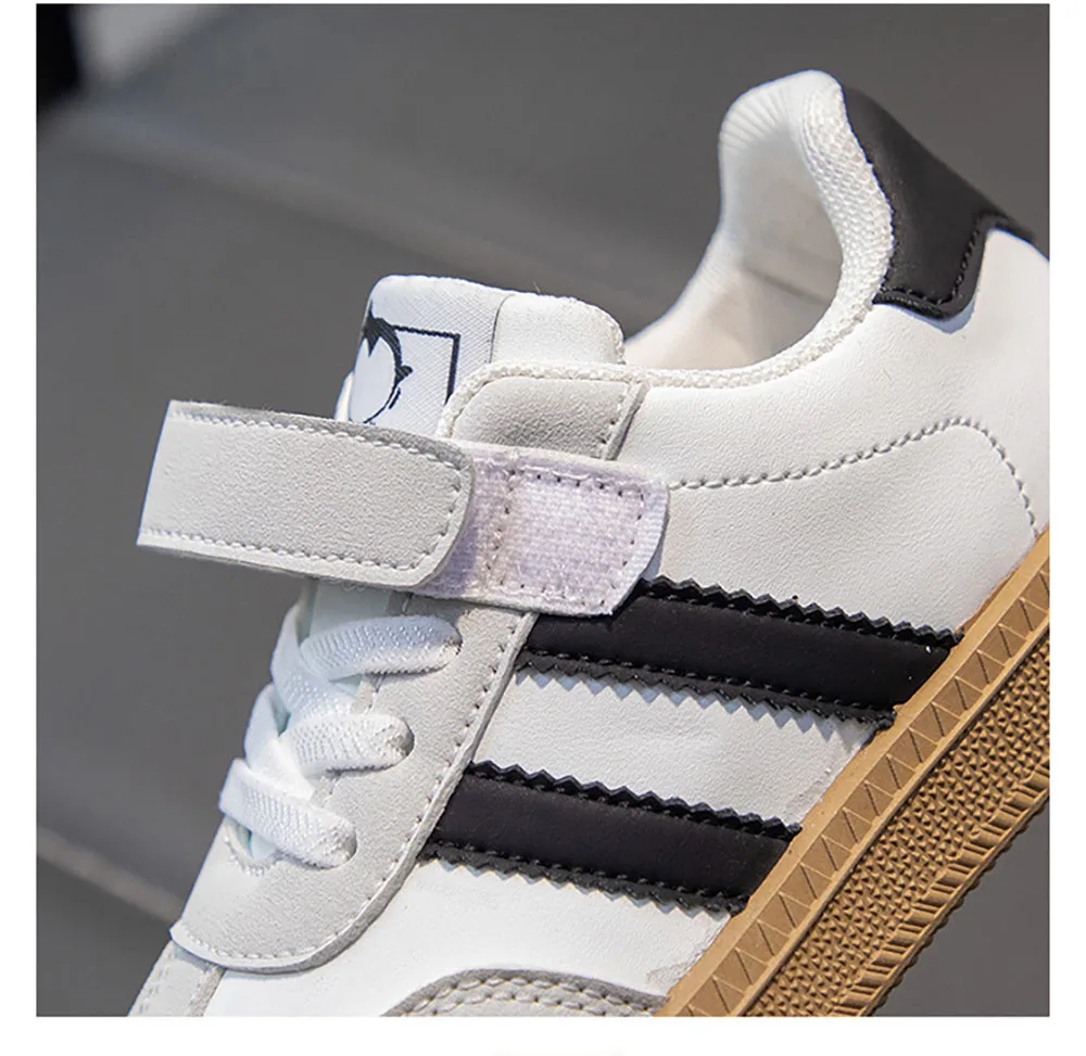 ฤดูใบไม้ผลิเด็กรองเท้าเทนนิสสไตล์เกาหลีแฟชั่นเด็กกีฬารองเท้าลื่น Soft-soled รองเท้าผ้าใบสําหรับเด็ก