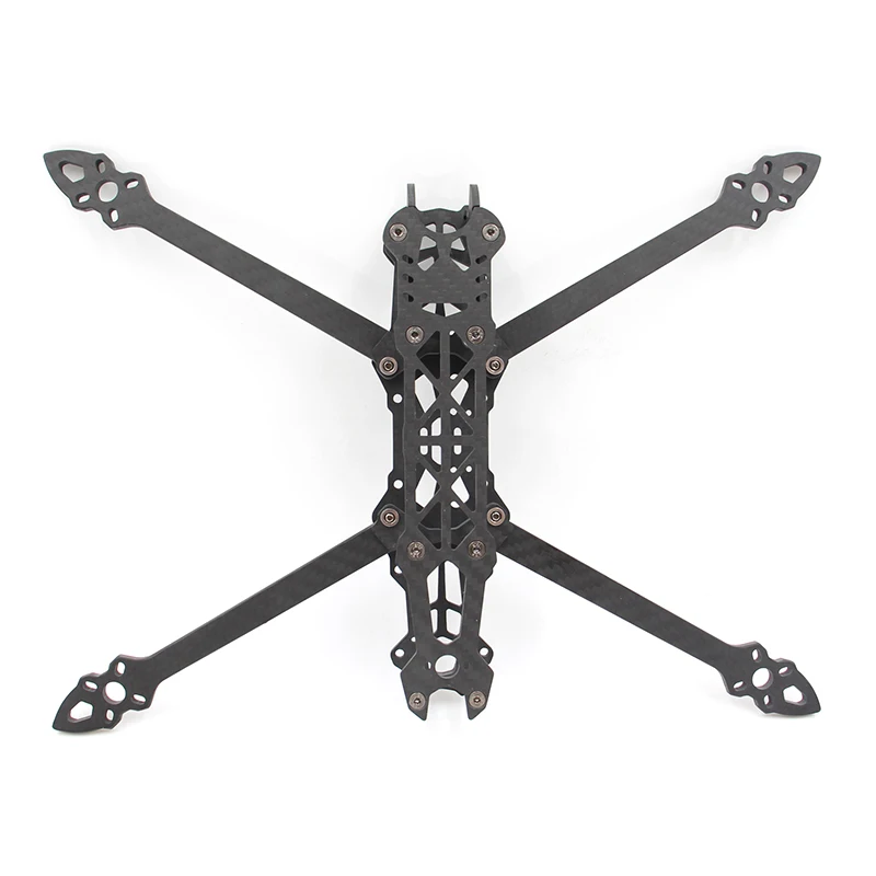 Mark4 7 นิ้ว 295 มม.5 มม.แขน Quadcopter ชุดกรอบ 3K คาร์บอนไฟเบอร์ 7 ''สําหรับ FPV Racing Drone quadcopter Freestyle ชิ้นส่วน DIY