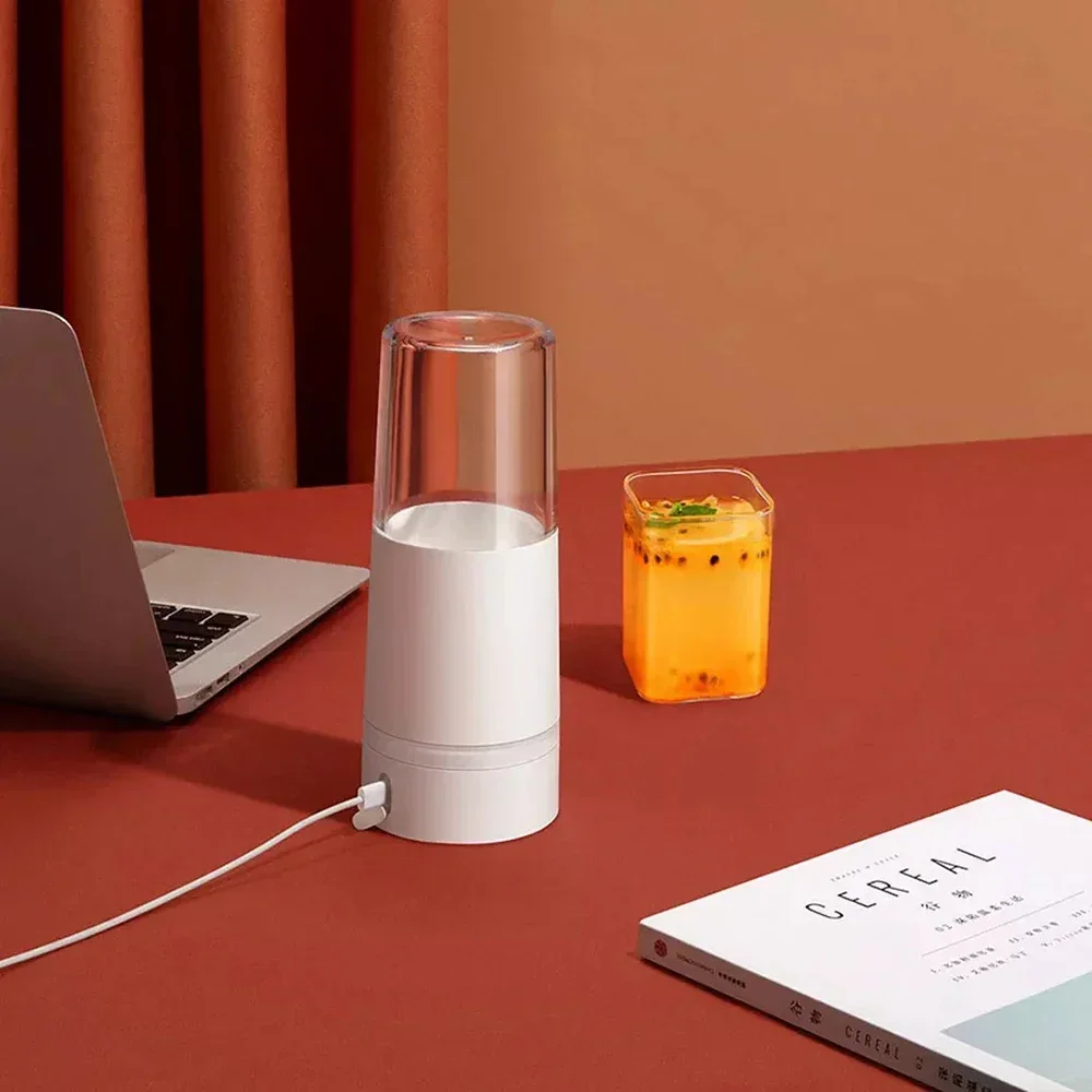 XIAOMI MIJIA Portable Blender for Shakes and Smoothies,Stainless Steel 4 Blades,300ML Traveling Mini Fruit Veggie Juicer Blender