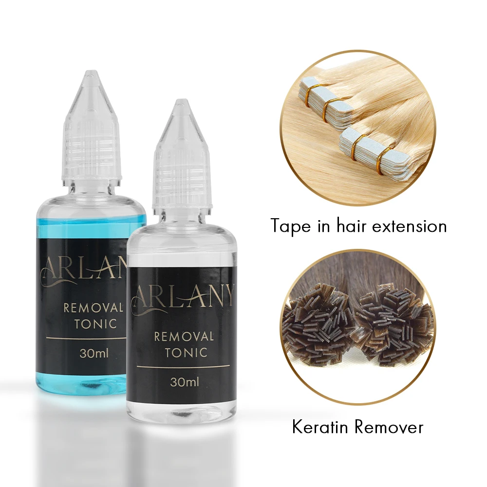 Removedor de pegamento para peluca ARLANY, cinta de 30ml para extensiones de cabello, removedor de pegamento de encaje para cinta en extensión de trama, removedor de pegamento termofusible de queratina