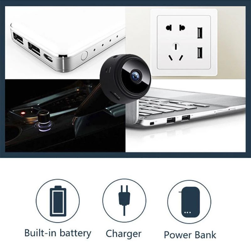 Mini Wireless Surveillance Camera A9 WiFi Security Monitoring Remote Monitor Camera Smart Home Video
