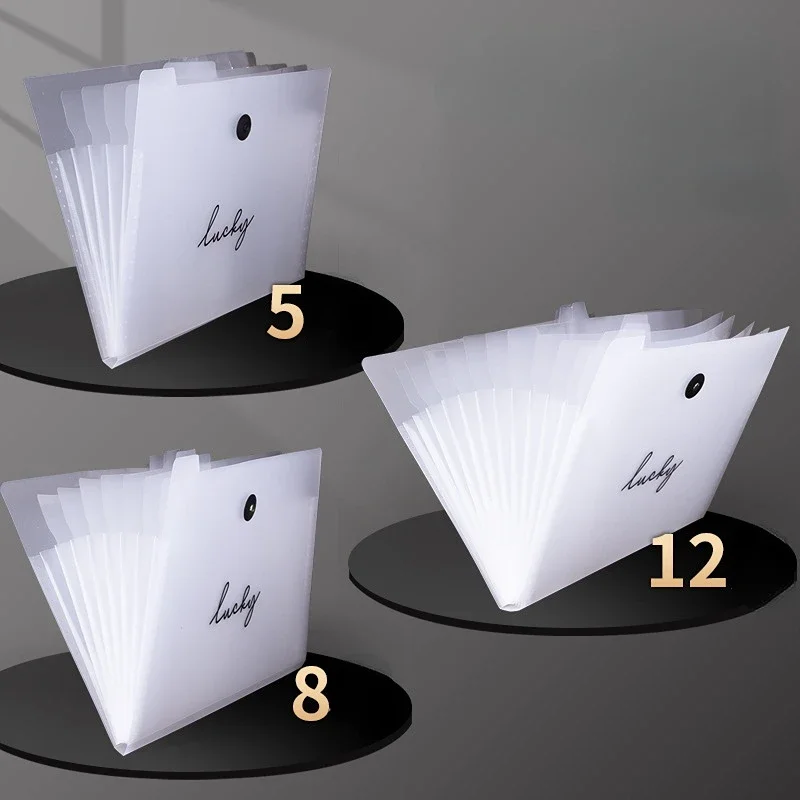 A4 Multigrid File Document Pouch Folder Holder Organizer Planner Organ Bag Folder Material Bill Storages Office Accessories
