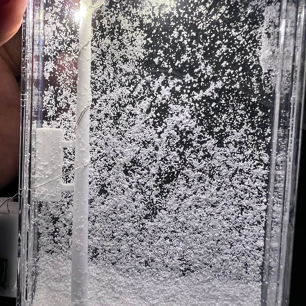 おもちゃ DIY 雪の夜の光のおもちゃ子供の教育操作が簡単クリスマス夜の光ストリート白ロッド