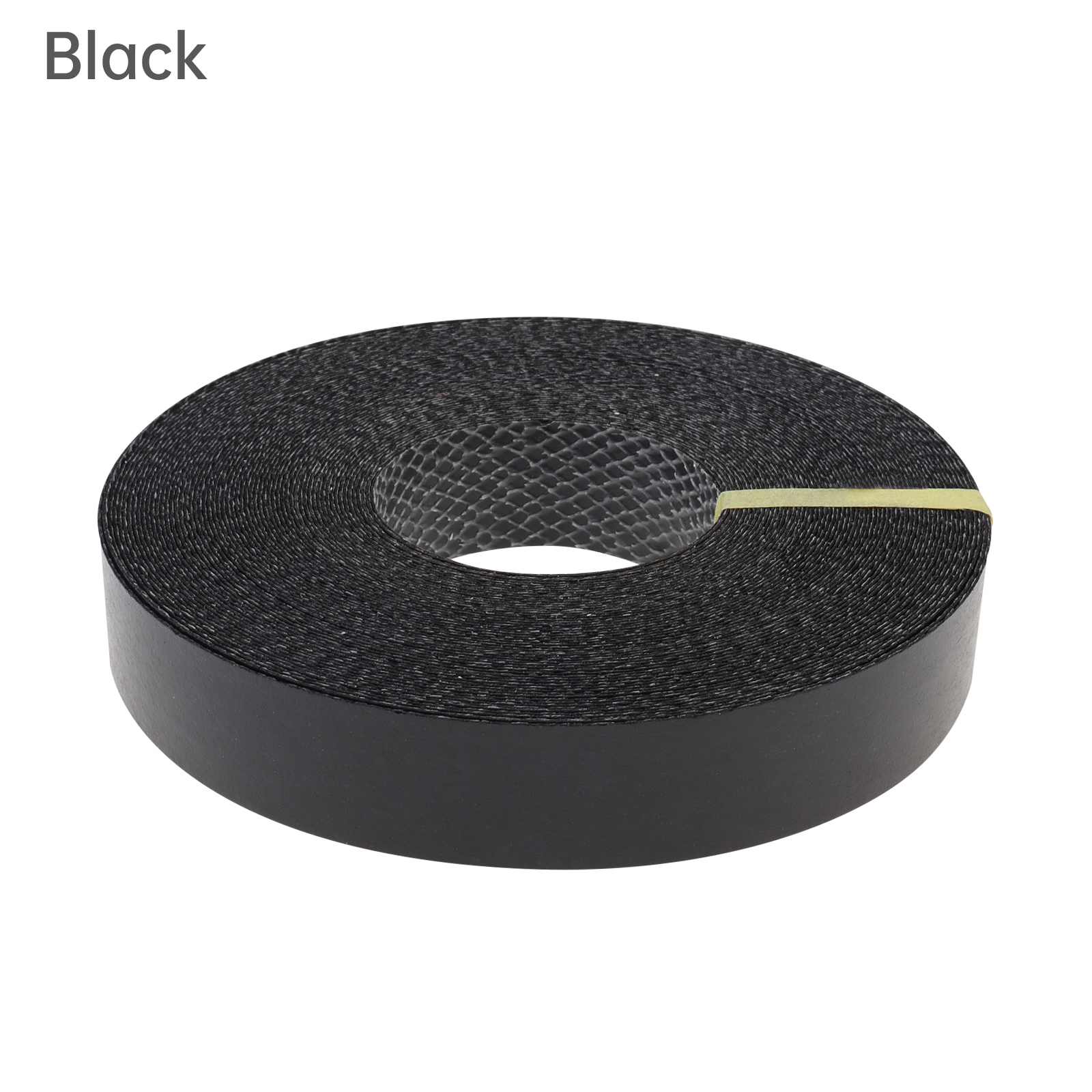 Fita adesiva termofusível branca/preta de 15m, fita de borda de melamina pré-colada para mesa/armário de madeira compensada