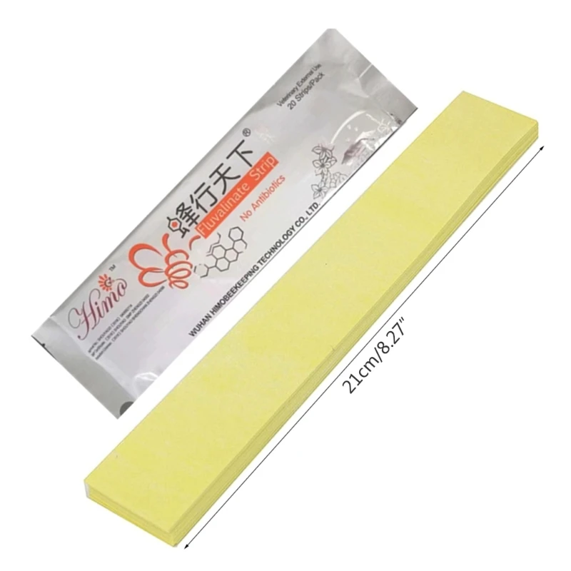 20 Chiếc Ong Acaricide Dải Nuôi Ong Ong Varroa Sát Thủ Kiểm Soát Dịch Hại 85AD