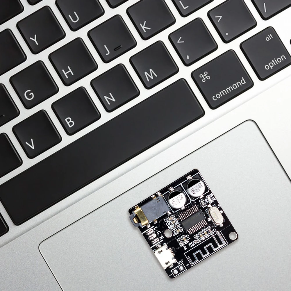 VHM-314 Módulo de música estéreo sem fio, 3.5mm Audio Aux, compatível com Bluetooth 4.1, 5.0, MP3 Decoding Player Board, Micro USB, 5V alimentado