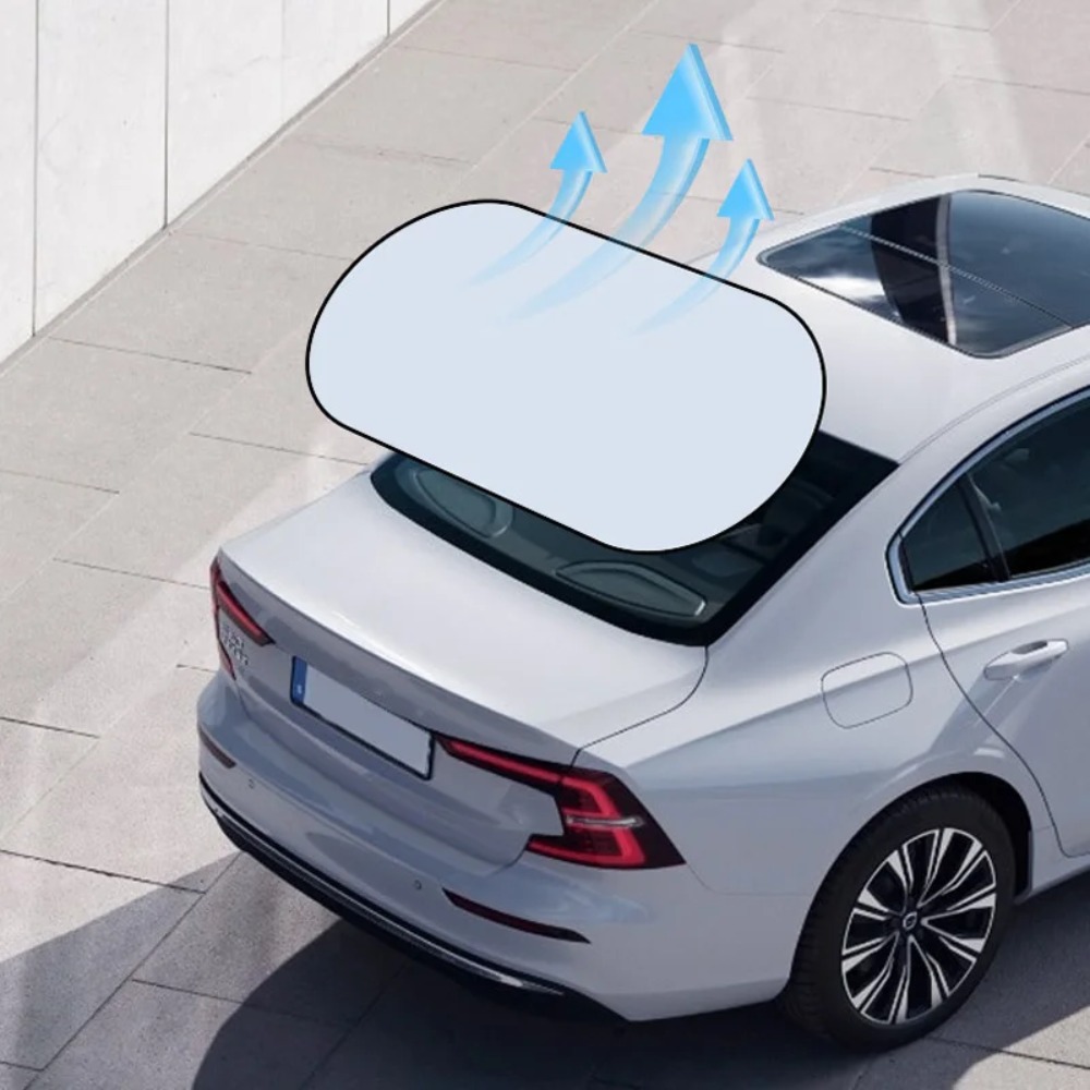 Sombra de sol do carro proteção uv dobrável janela traseira automática pára-sol universal viseira da janela do carro com ventosas