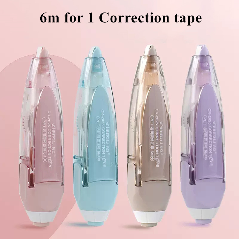 Press Type Kawaii Correction Tape Replaceable Refills White Out Corrector Band Student Japanese Stationery School Supplies