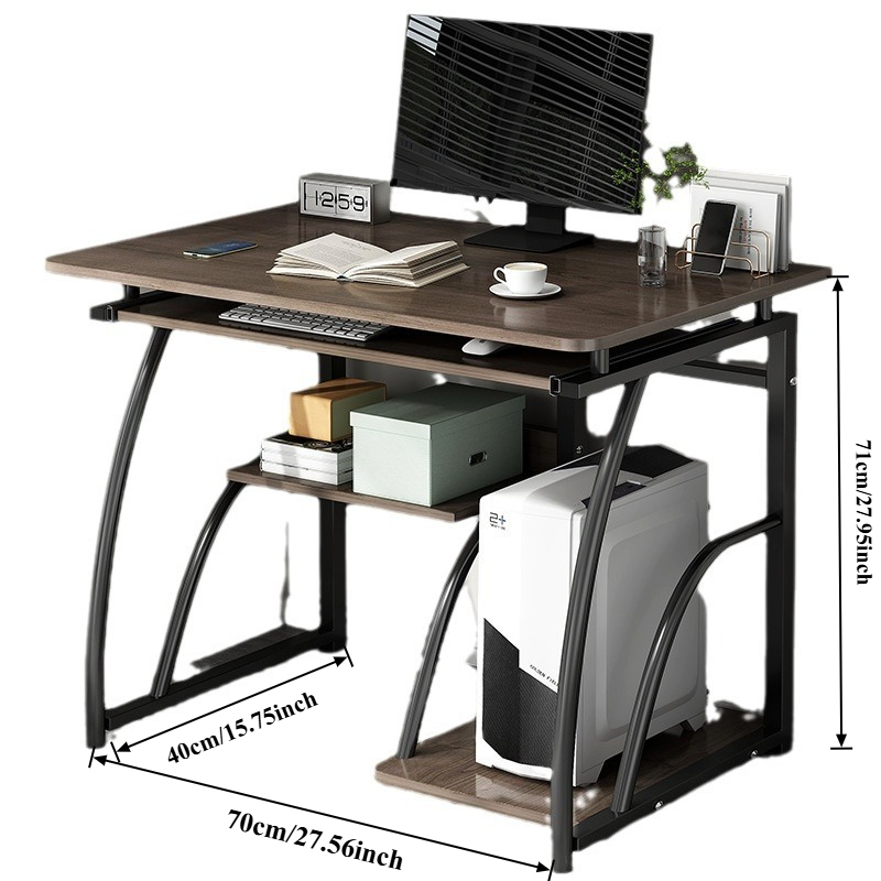 Metal Computer Desks for Gaming Room Game Desk with Host Position Simple Solid Materials Multifunctional Reading Desk for Room