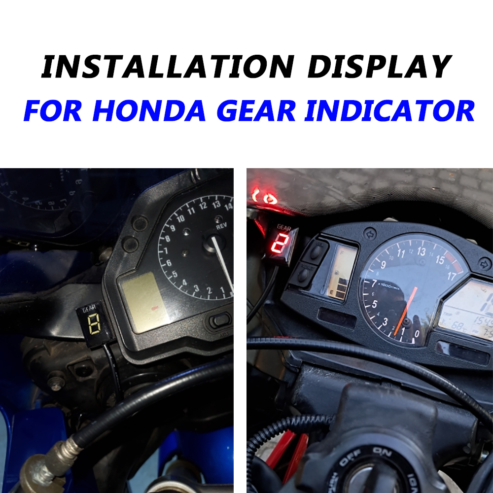 Para Honda Honda CBR CB500X CB400SF CB650F CB1300 CBR600RR CB1000R Cb650r VFR800 CB400 Ecu Plugue Montar Mostrar Indicador de Velocidade Da Engrenagem