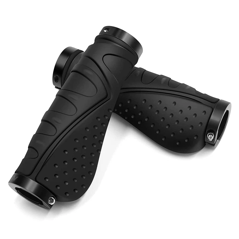 ASTRO-empuñaduras ergonómicas para bicicleta de montaña, empuñaduras antideslizantes para manillar de 22,2mm, para bicicleta de montaña, Scooter, bicicleta de carretera, color negro