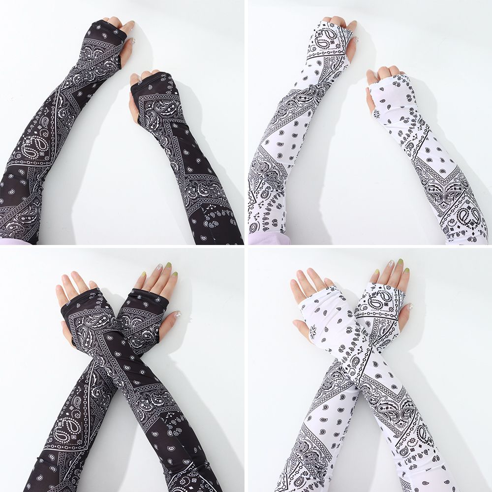 長袖シルクアームスリーブ,日焼け止め,スポーツハンドカバー,UVアクセサリー