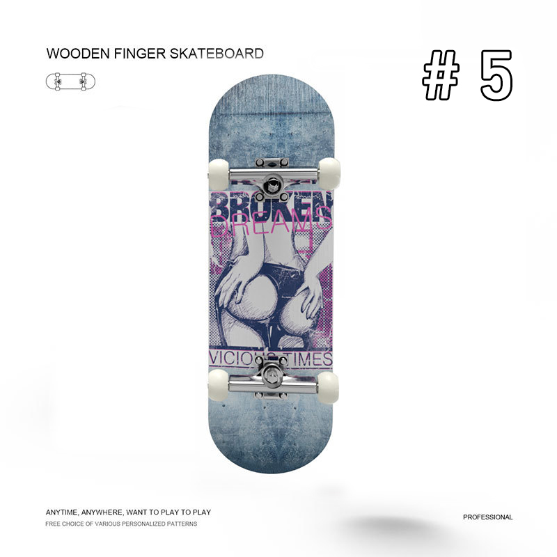 Quebra-cabeça brinquedos profissional dedo skate fingerboard hobby novidade anti pressão detecção brinquedos mini brinquedos presente