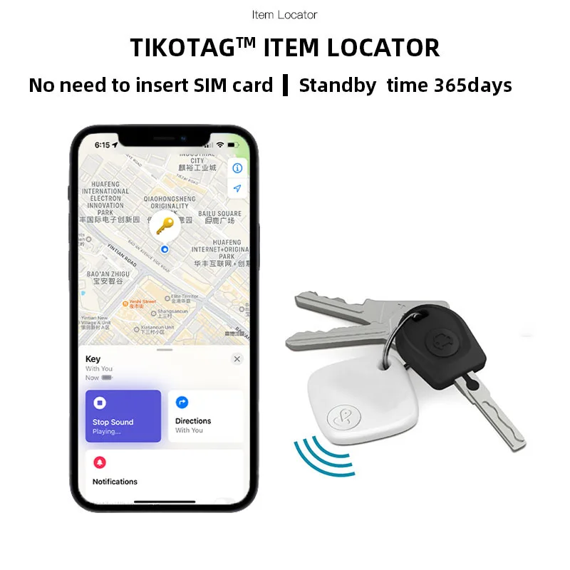 Smart Bluetooth GPS Tracker Werk Voor Apple Vind Mijn APP ITag Anti Verloren Herinnering Apparaat MFI Rated Locator Autosleutel Huisdier Kids Finder