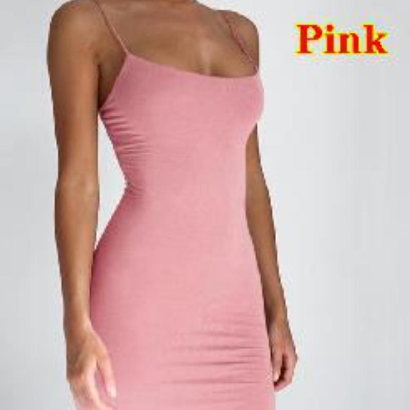 Sommer Spaghetti Strap Mini Kleid 2025, Frauen Sexy Bodycon Club Party Kleider Kurze Weibliche Leibchen Solid Black Mantel Sommerkleid